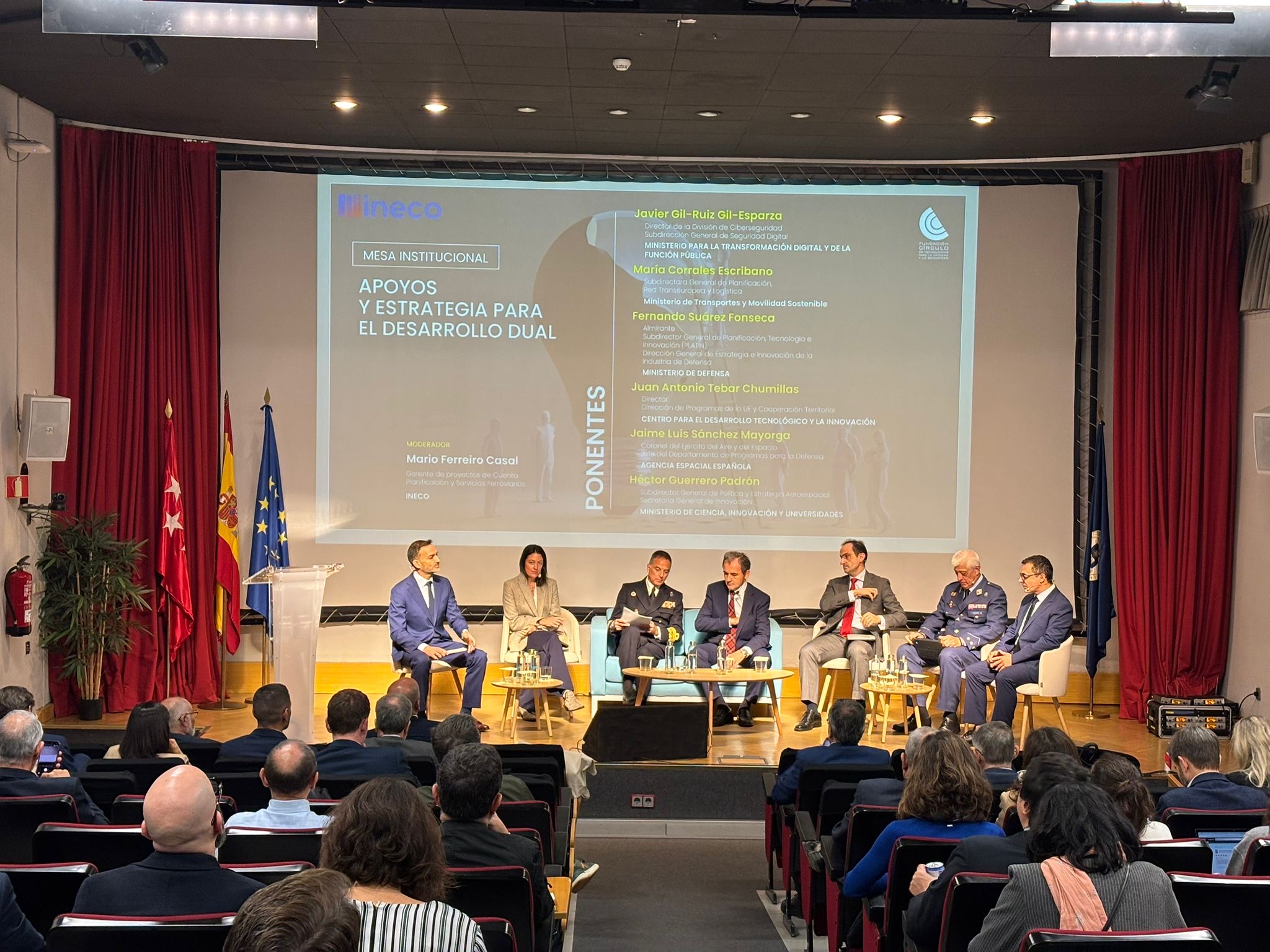 Ineco y Fundación Círculo llevan a la UPM Tecnologías duales aplicadas a la defensa y la seguridad
