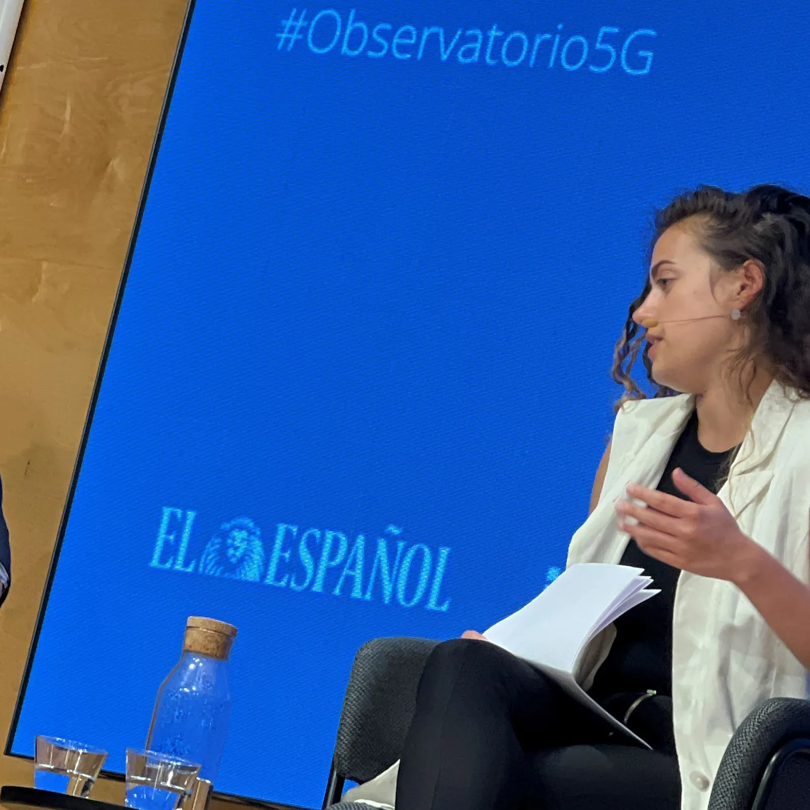 El presidente de Ineco, Sergio Vázquez Torrón, durante su intervención