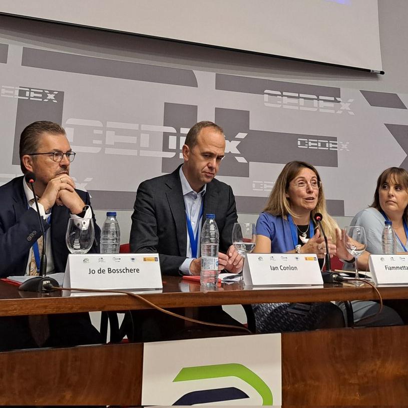Silvia Domínguez, en la mesa de ponentes