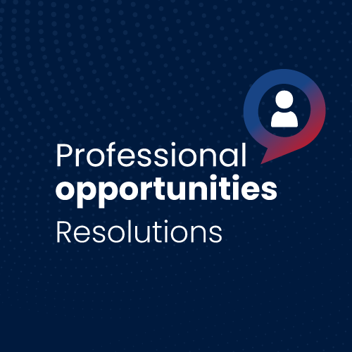 Professional Opportunities: Resolutions