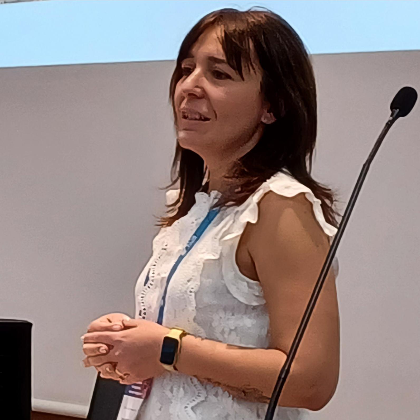 Laura Martín ha presentado su ponencia “Técnicas de modelado 3D en SIG a partir de datos abiertos para implementar en City Information Modelling (CIM)”.