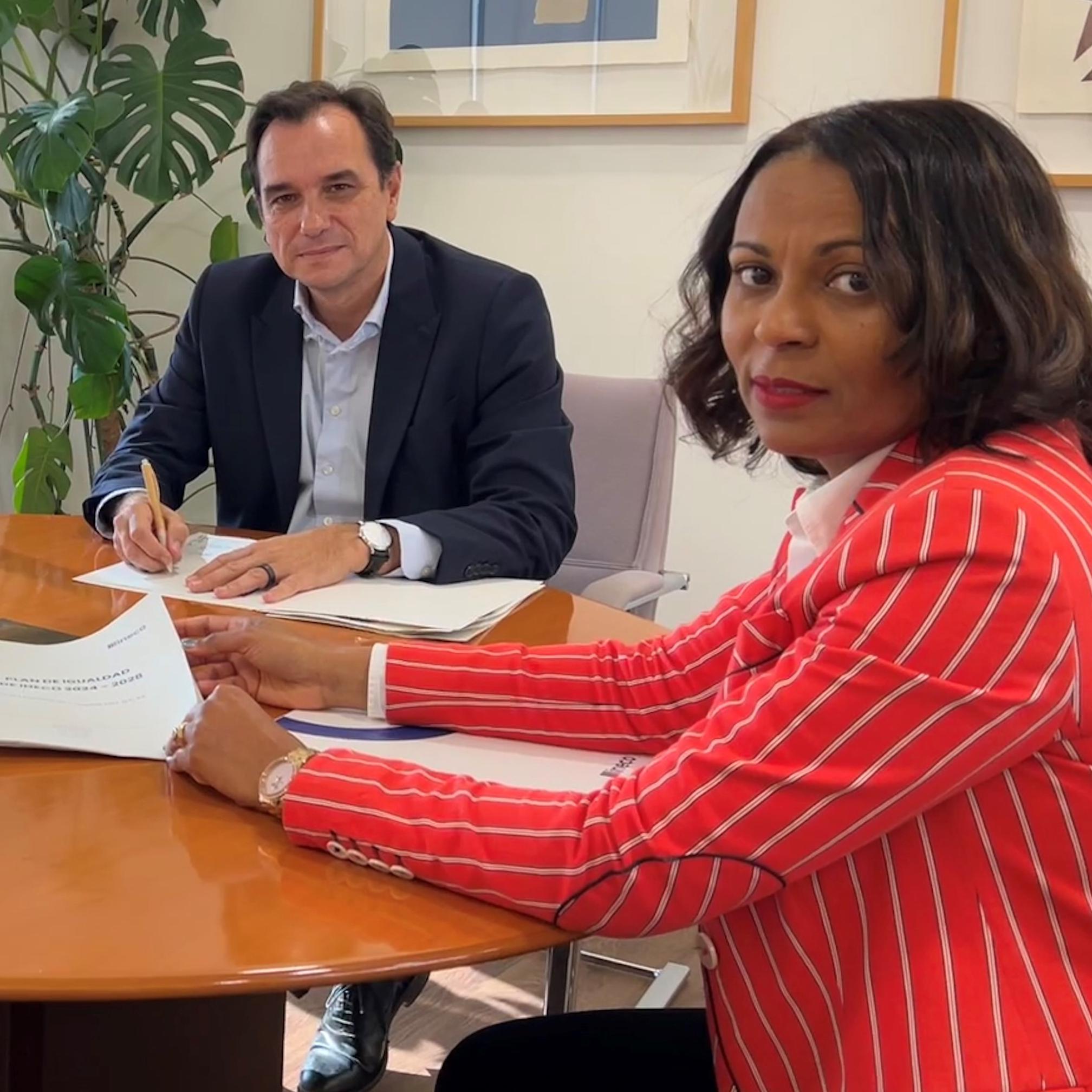 El plan suscrito incluye 10 ejes de actuación centrados, entre otros objetivos, en seguir impulsando el liderazgo de la mujer en Ineco, que se ha incrementado en más de 10 puntos en su representatividad en las áreas de dirección y gestión de la empresa