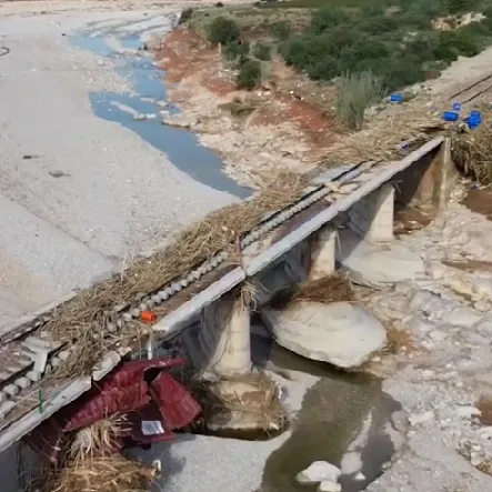 Drone flights make it possible to assess infrastructure damage