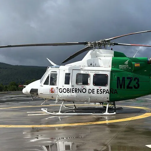 Helipads are crucial tools in the fight against forest fires. 