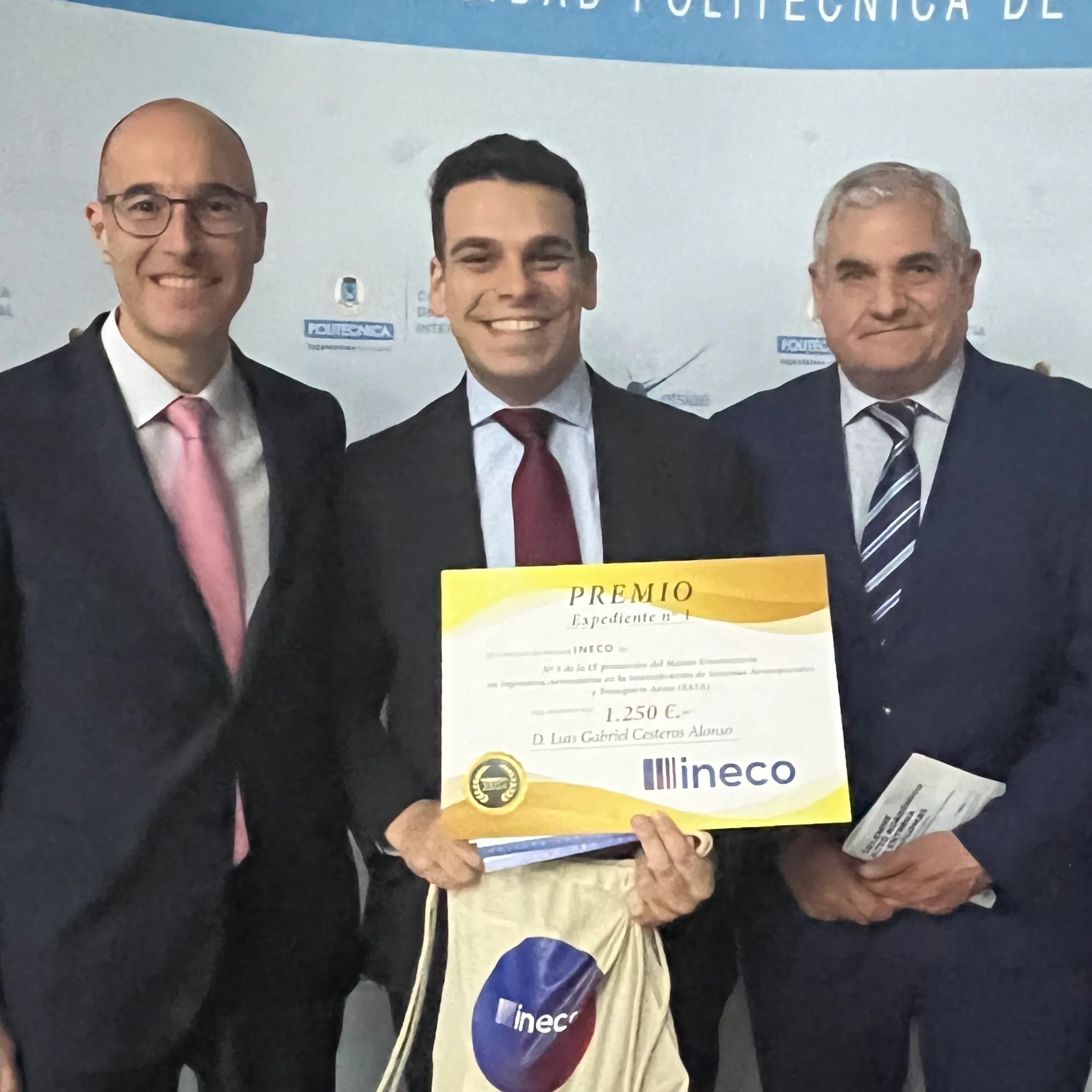 Luis Negrete, Luis Gabriel Cesteros and Francisco Olmedo