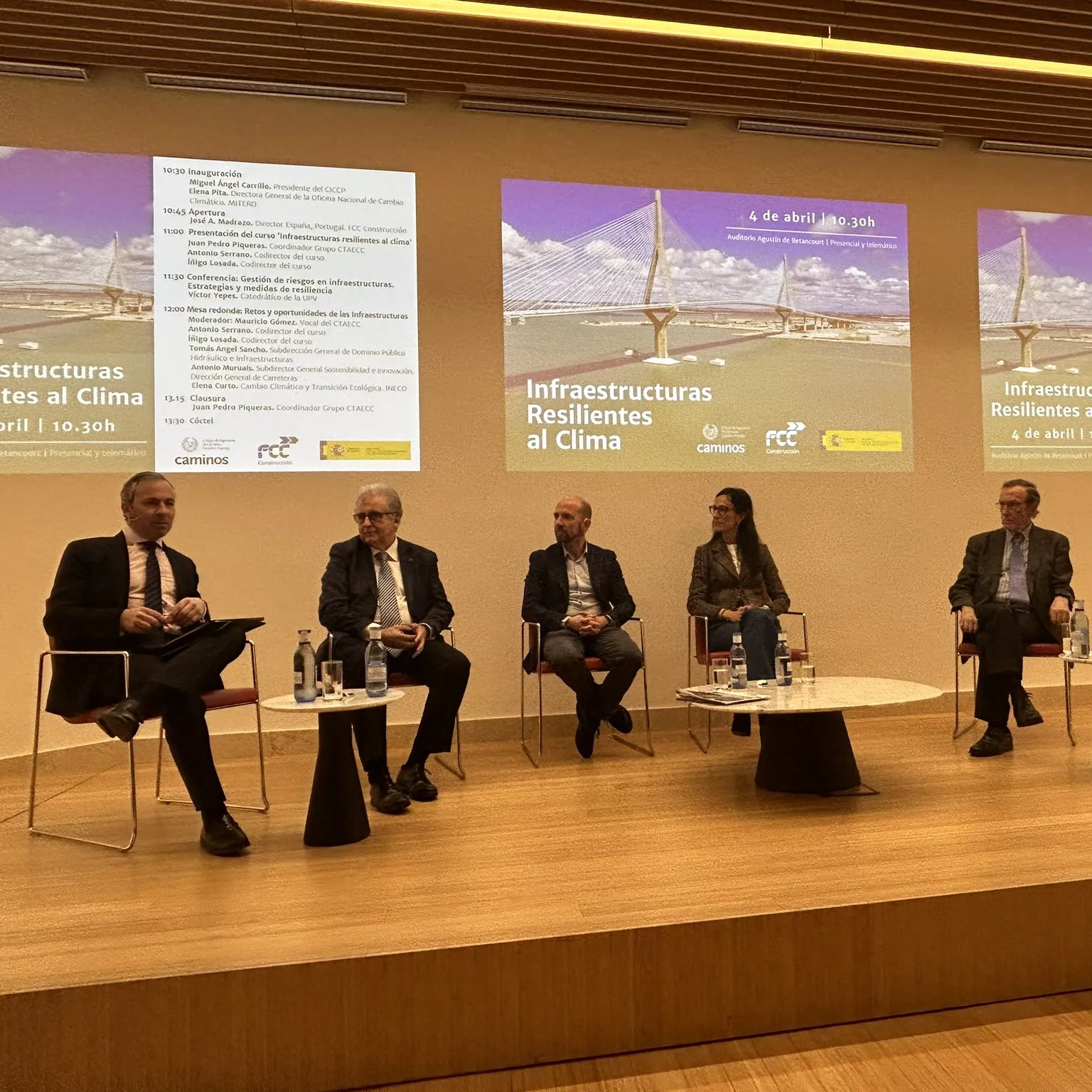 Speakers at the course ‘Climate Resilient Infrastructure’.