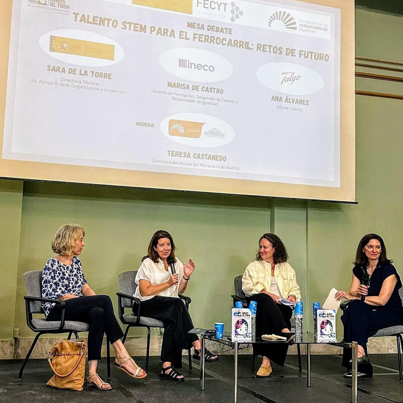 Marisa de Castro, gerente de Formación y Desarrollo de Talento y Responsable de Igualdad en Ineco, durante su intervención