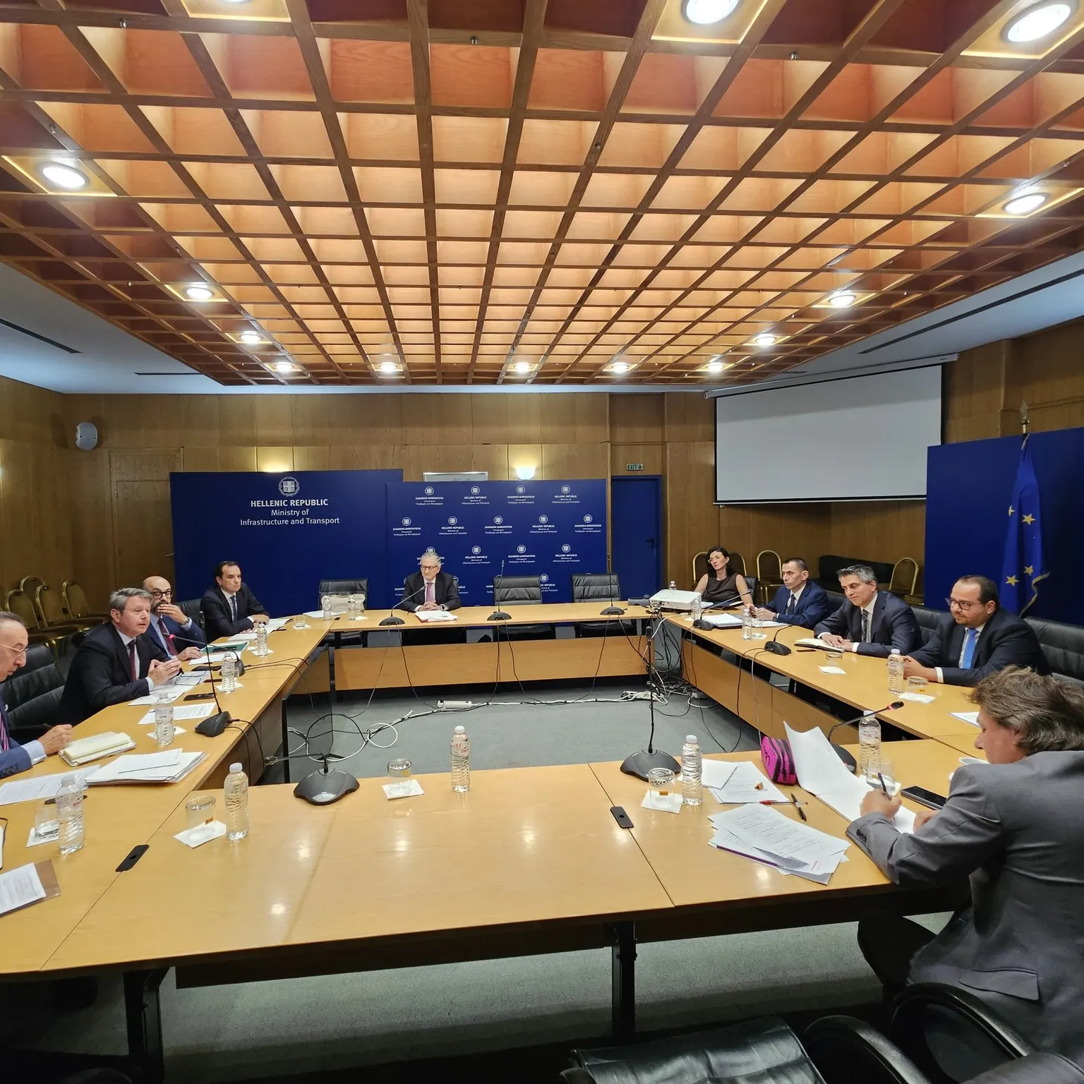 Sergio Vázquez Torrón ha puesto en valor la sólida implantación de Ineco en el ámbito aeroportuario griego