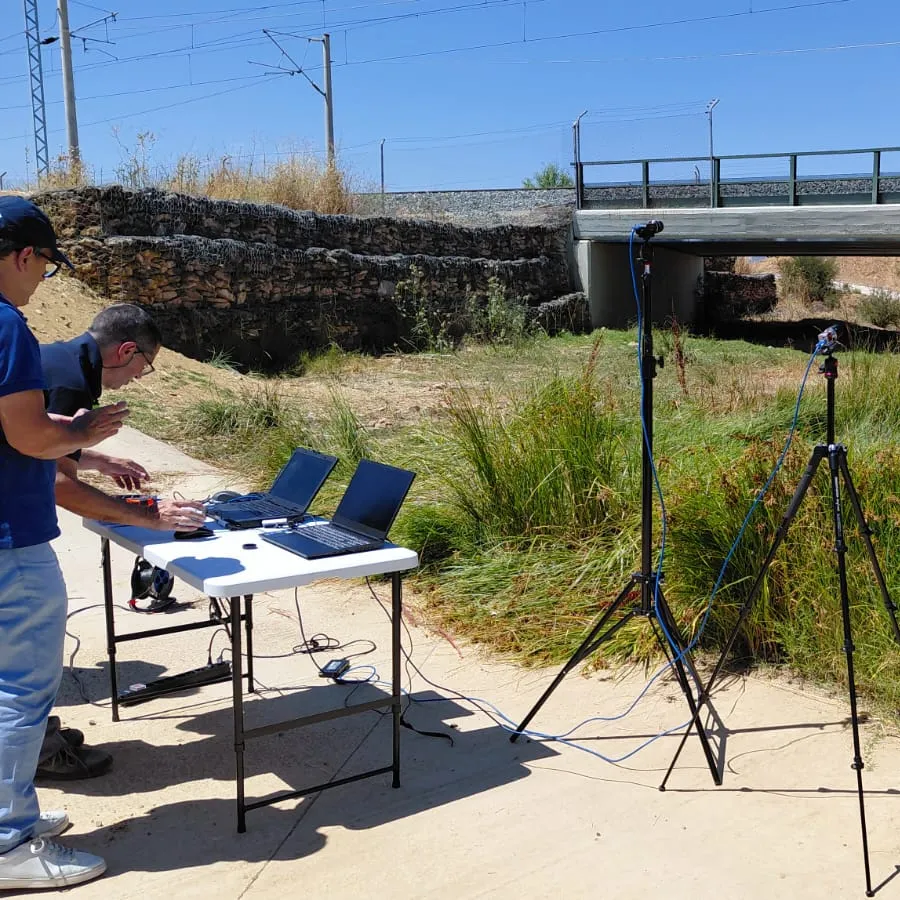 Una imagen de las pruebas realizadas