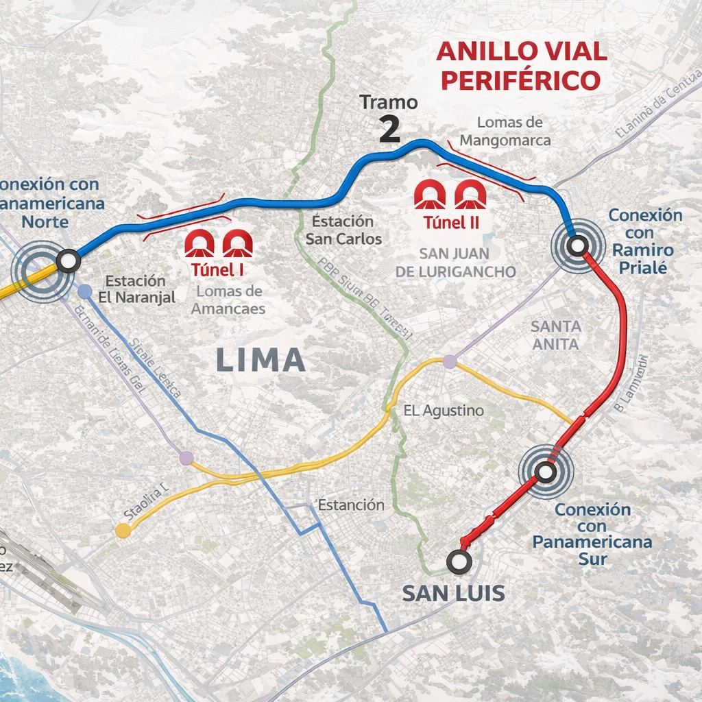 Ineco participa en el desarrollo del mayor corredor urbano de Perú 