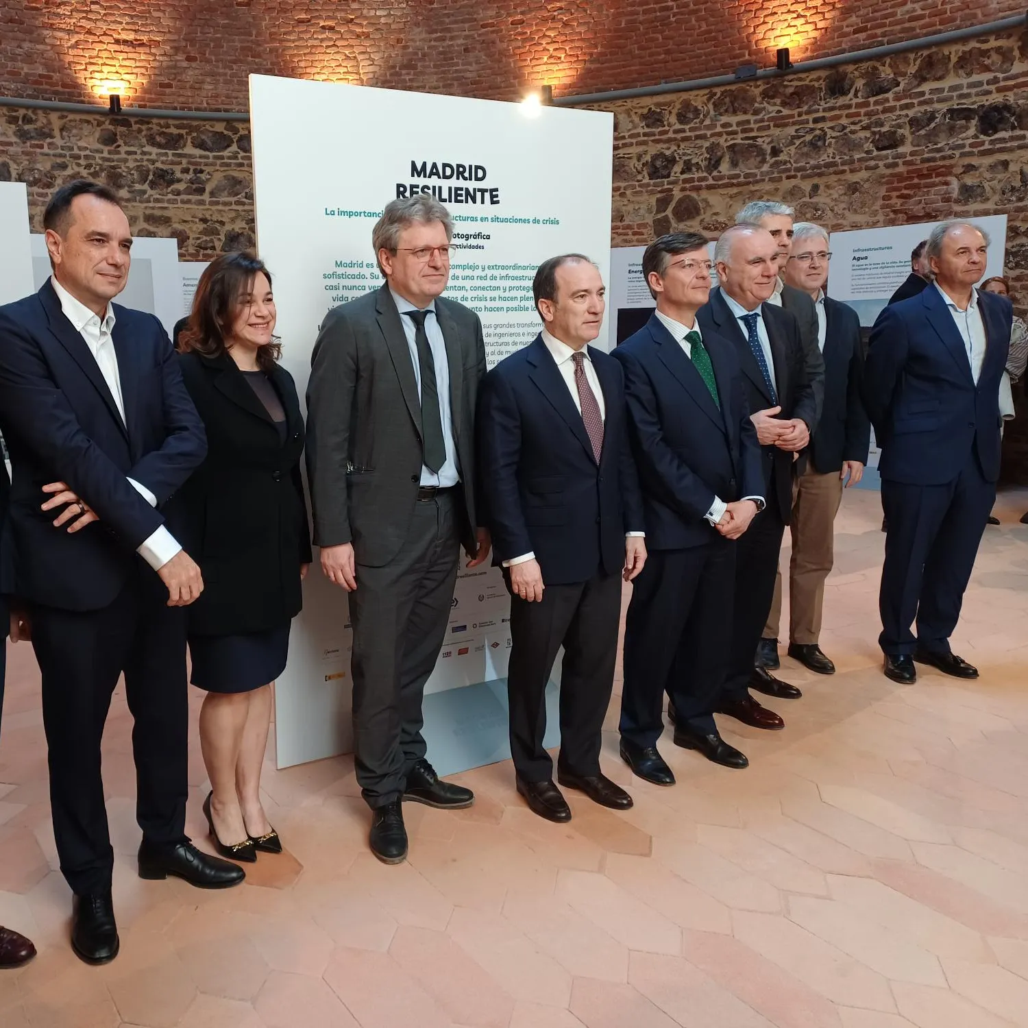 Ineco’s President, Sergio Vázquez Torrón, attended the opening of the exhibition