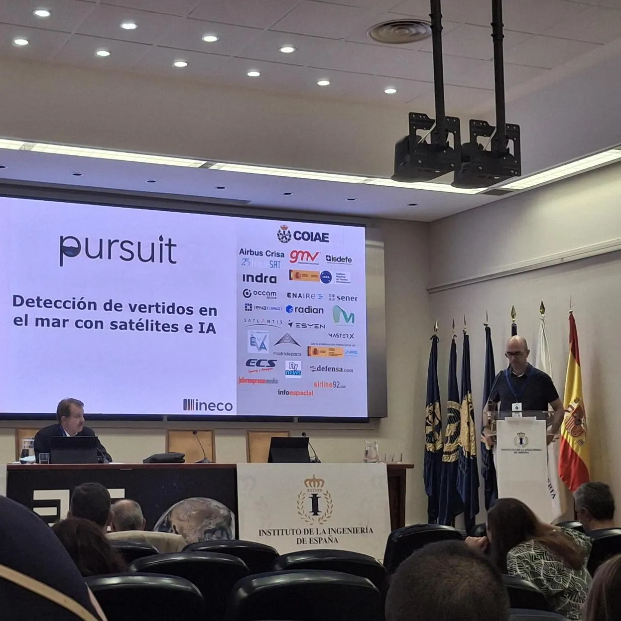 La detección temprana de vertidos marinos, protagonista en el VI Congreso de Ingeniería Espacial
