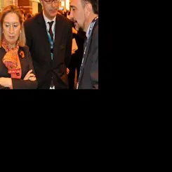 Ana Pastor, Minister of Public Works, visits Ineco’s stand at World ATM Congress