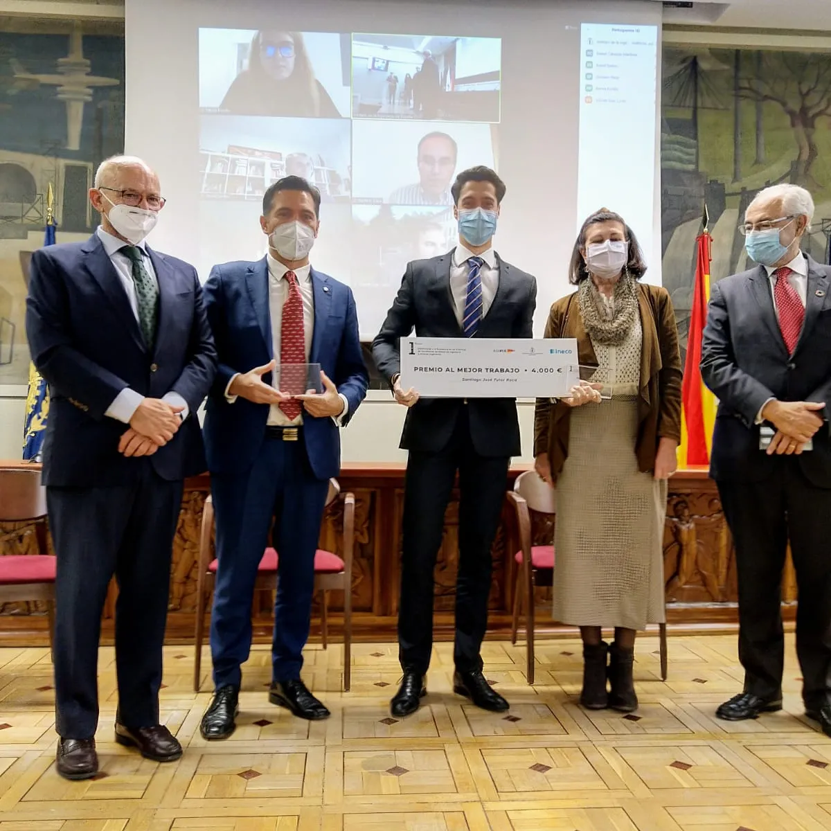 Entrega de Premios del I Concurso de Distinciones a la Excelencia en las Prácticas de Alumnado de Ingeniería