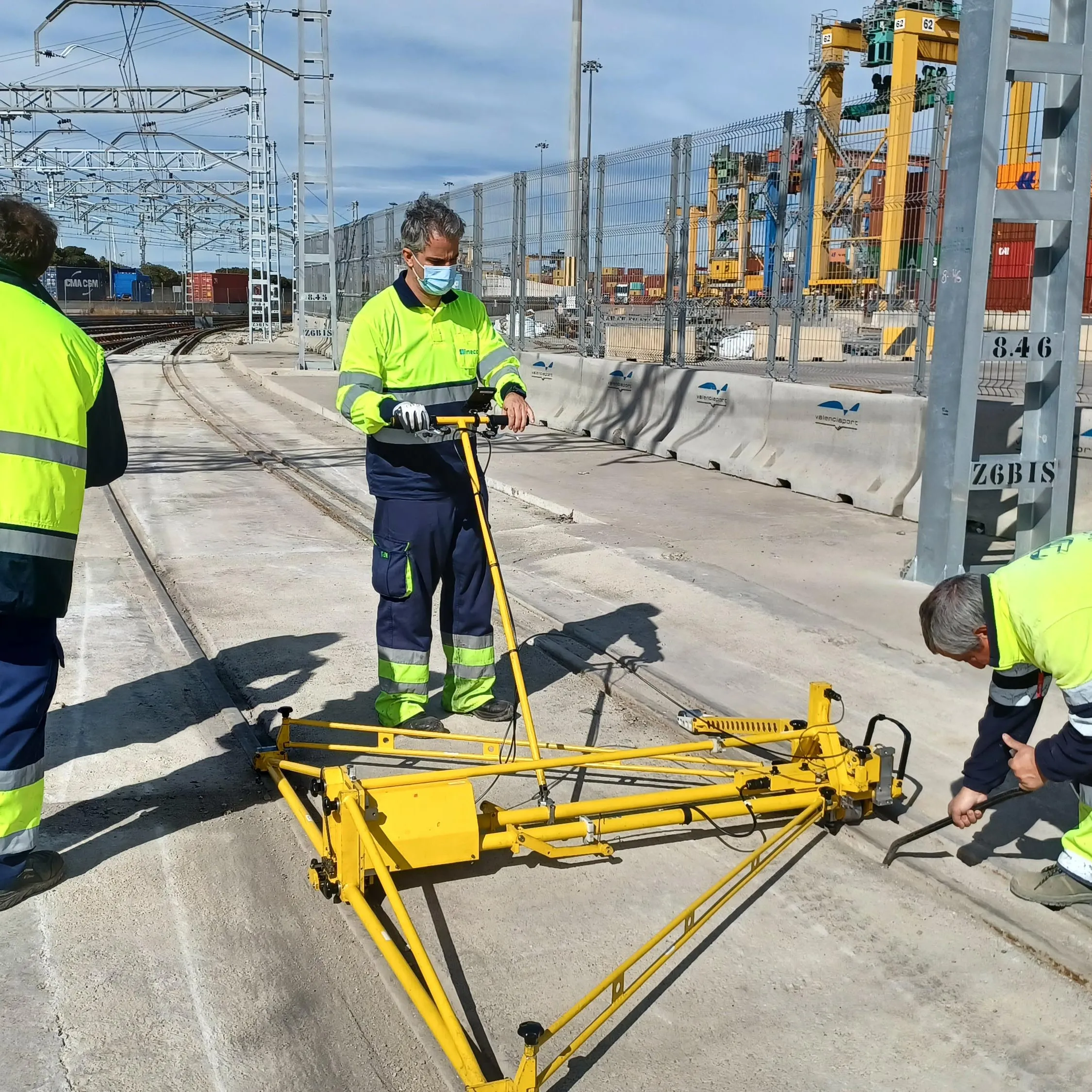 Ineco oversees the execution of the railway works for the adaptation to mixed gauge at the Port of Valencia