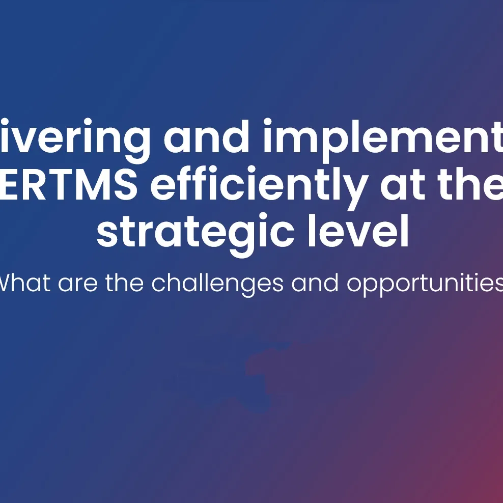 Ineco lleva su especialización al foro ‘ERTMS & DIGITAL SIGNALLING: The Future of Railway Signalling’