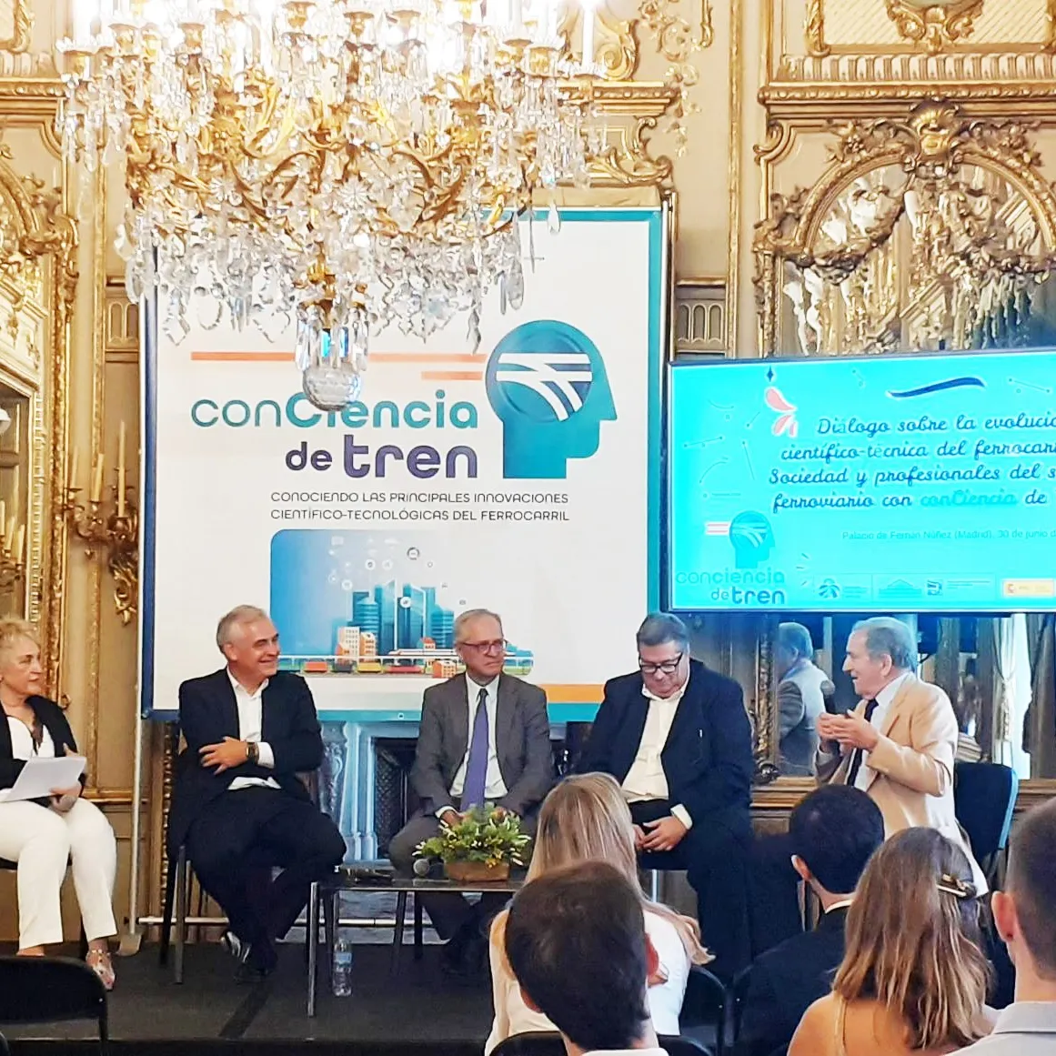 Ineco participa en el encuentro ’conCiencia de Tren: Acercando la ciencia y la tecnología del ferrocarril a la ciudadanía