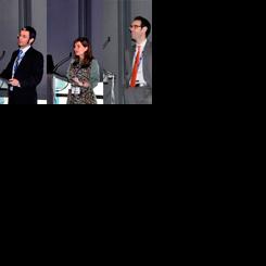 Luis Paisán, Carolina Ajates and José Manuel Rísquez; experts from Ineco, speakers at World ATM Congress