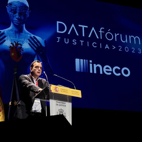 Sergio Vázquez Torrón, during his speech