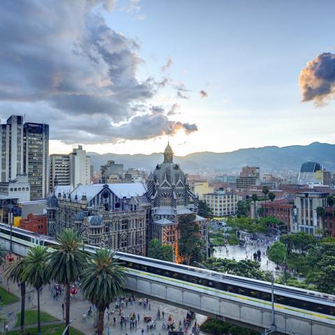 Image of the city of Medellín