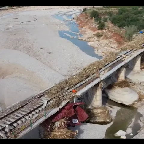 Los vuelos con drones permiten evaluar el daño de las infraestructuras