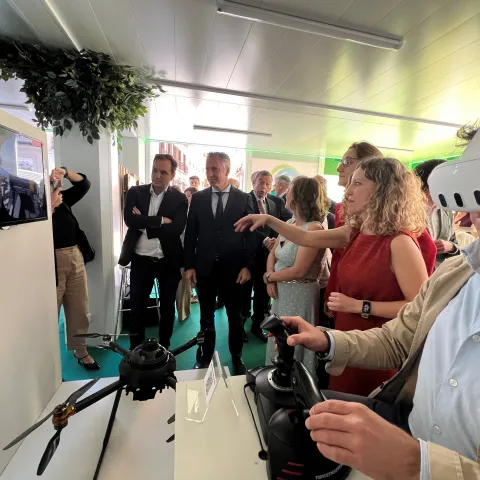 Ineco Shows Interactive Drone Flight Simulator at Callao Exhibition