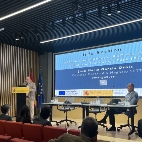 José María García Orois y Javier Pérez Diestro, durante la presentación