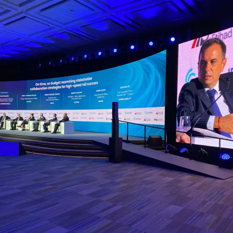 One of the key moments during the president of Ineco's intervention