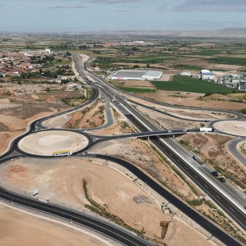 The section between Gallur and Mallén of the A-68 highway is already a reality