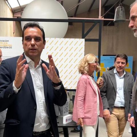 Felipe VI expresses his interest in our experience in drones and the RuralTIC project in Imperdible #05