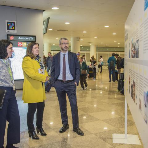 Segunda parada de la exposición dedicada a los 50 años de Ineco