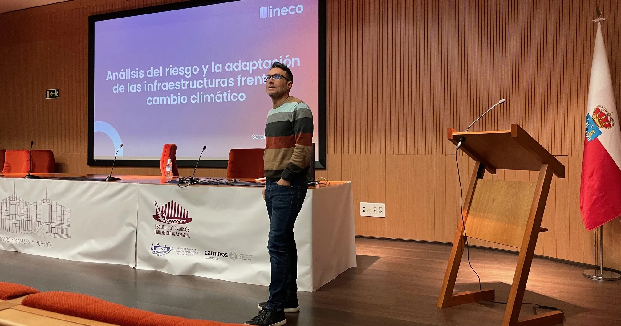 Sergio Mora es experto en análisis del riesgo y la adaptación de las infraestructuras frente al cambio climático