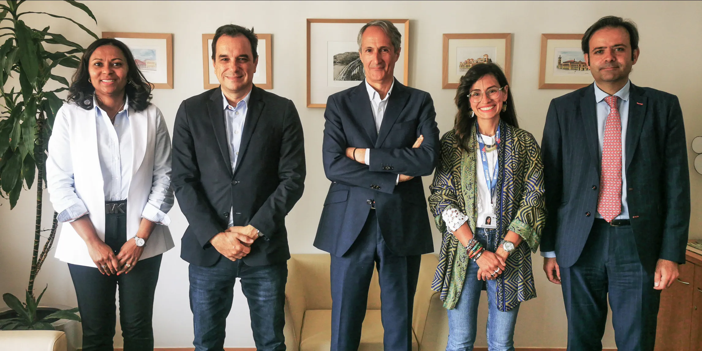 Maribel Santos, Sergio Vázquez Torrón, Óscar Carballo, María Serrano and Celestino Rodríguez