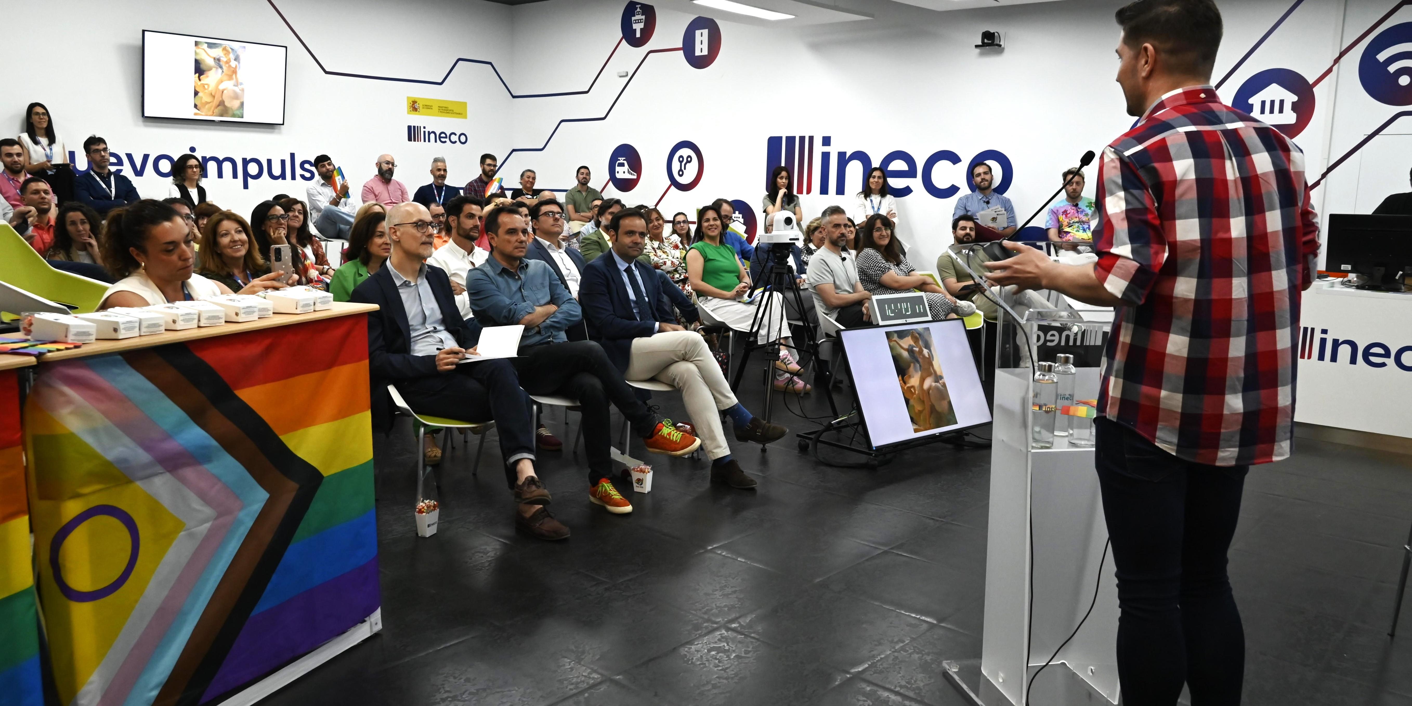 Un instante del acto de presentación de la red