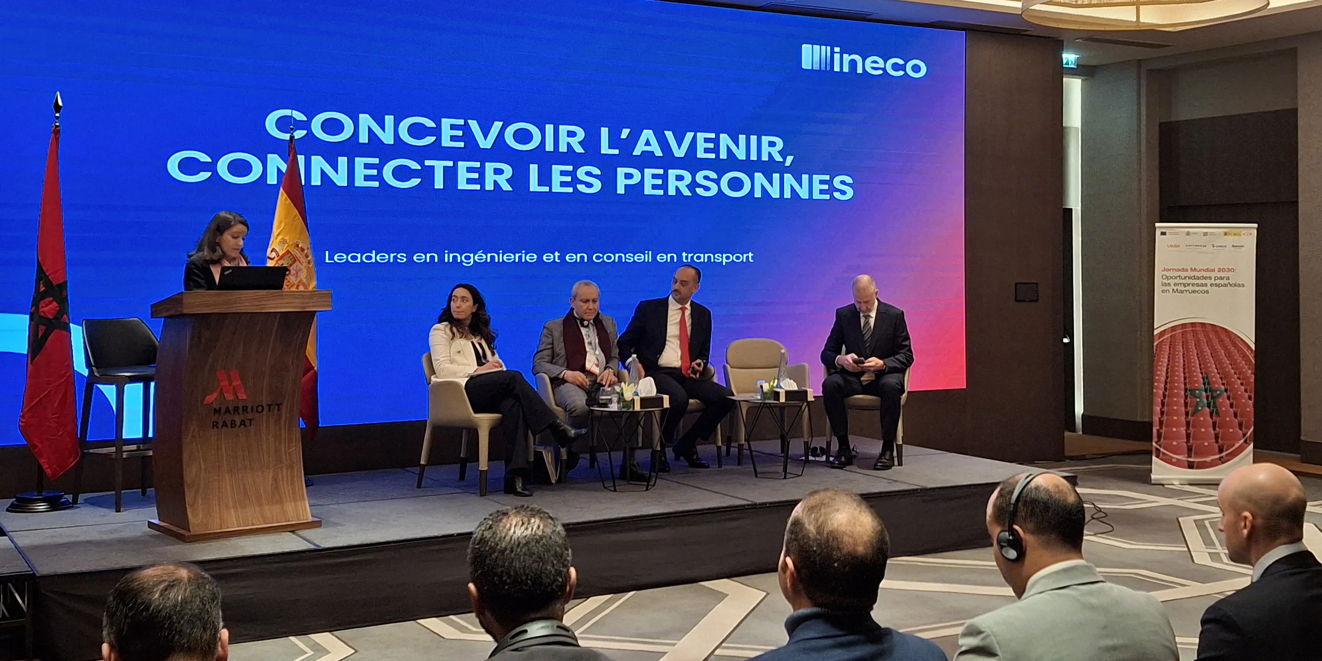 Ainhoa Zubieta highlighted Ineco's role in exporting the Spanish transport infrastructure model, characterized by its efficiency, sustainability and innovative technology