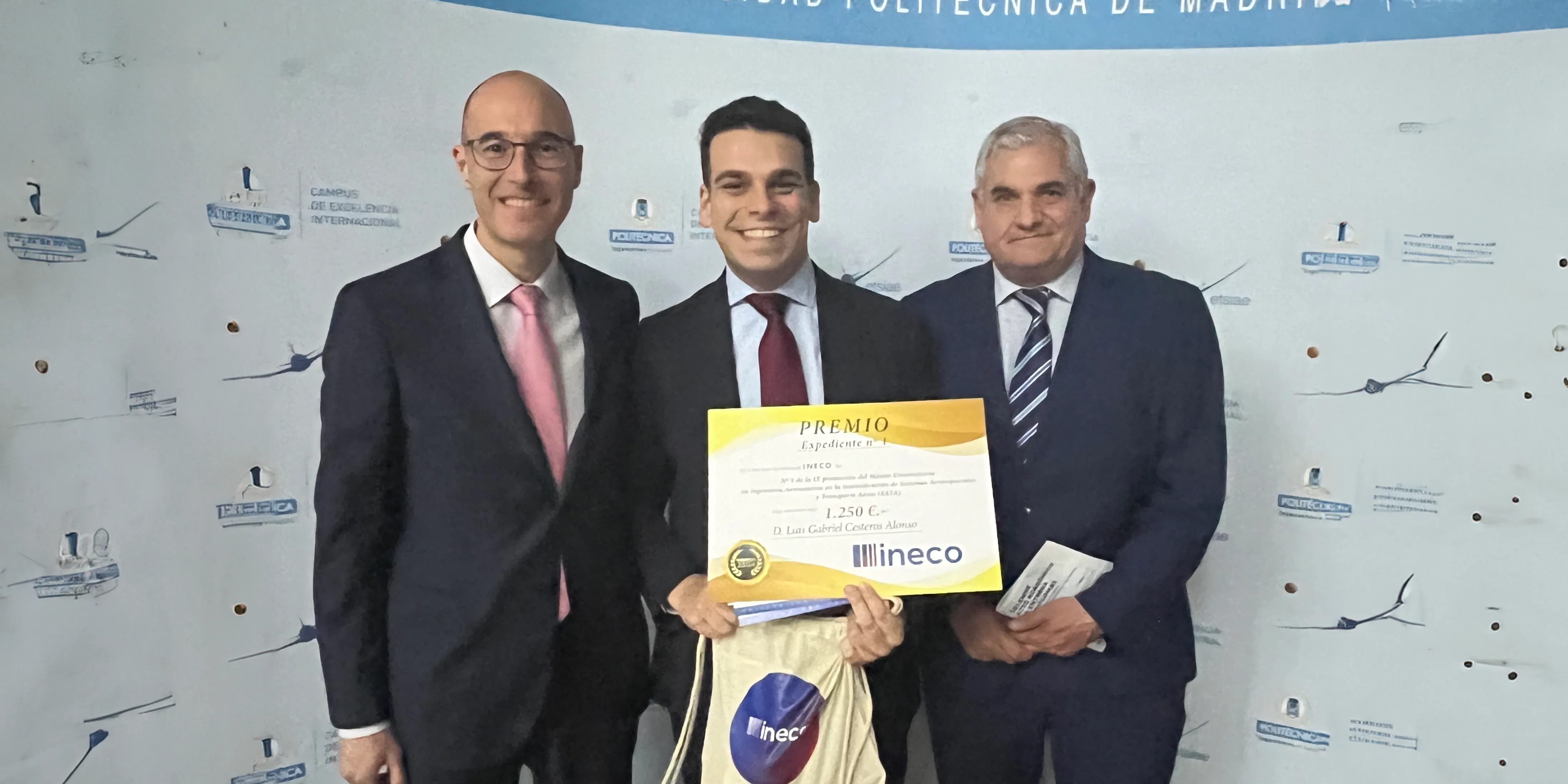 Luis Negrete, Luis Gabriel Cesteros and Francisco Olmedo
