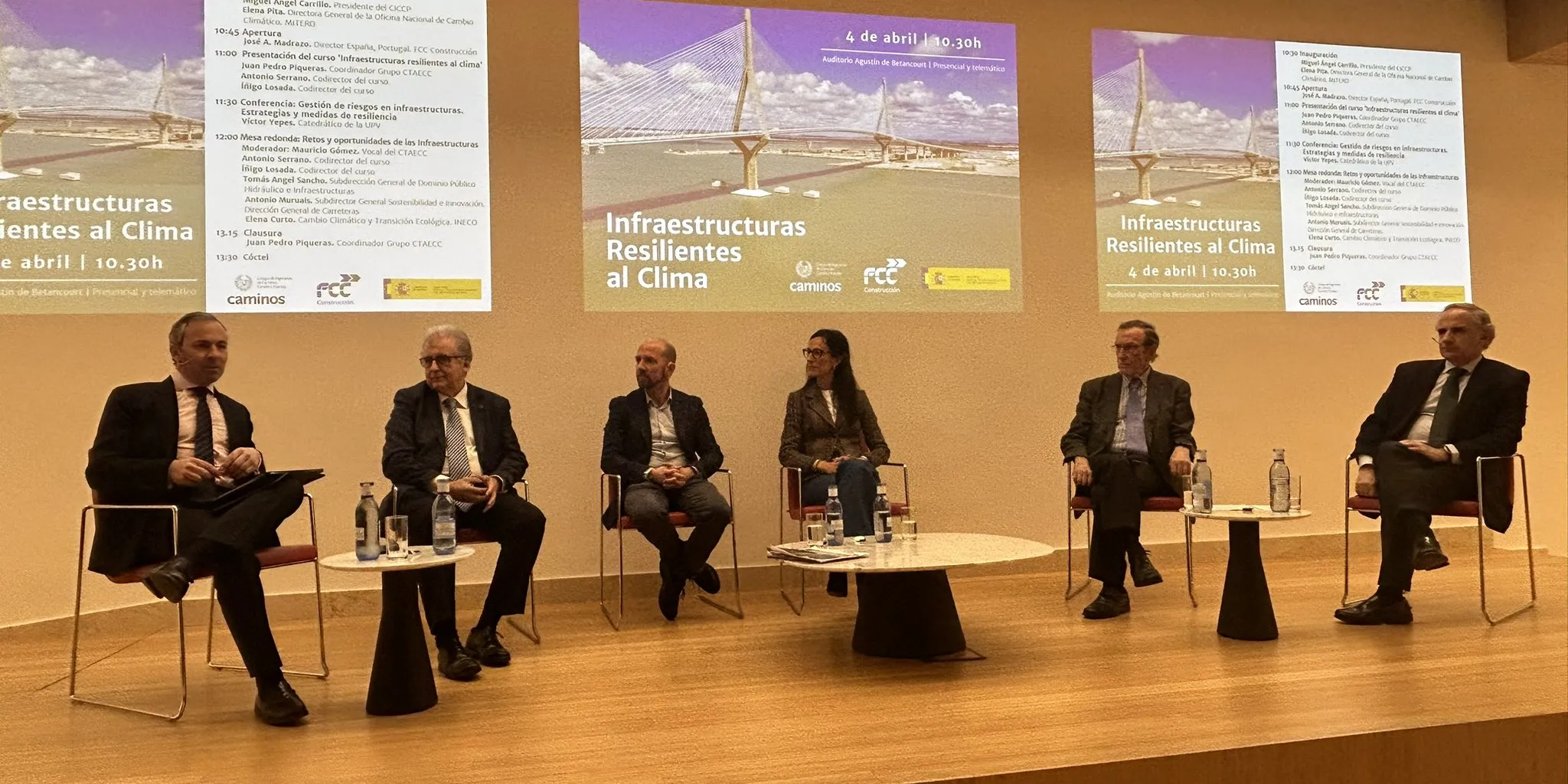 Speakers at the course ‘Climate Resilient Infrastructure’.