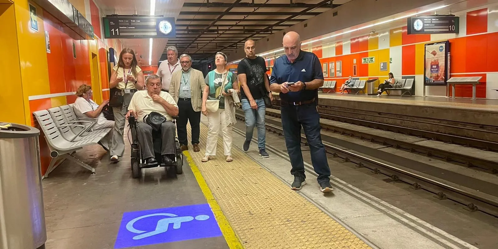 Personas con discapacidad, personal ferroviario y técnicos especializados han participado en la validación
