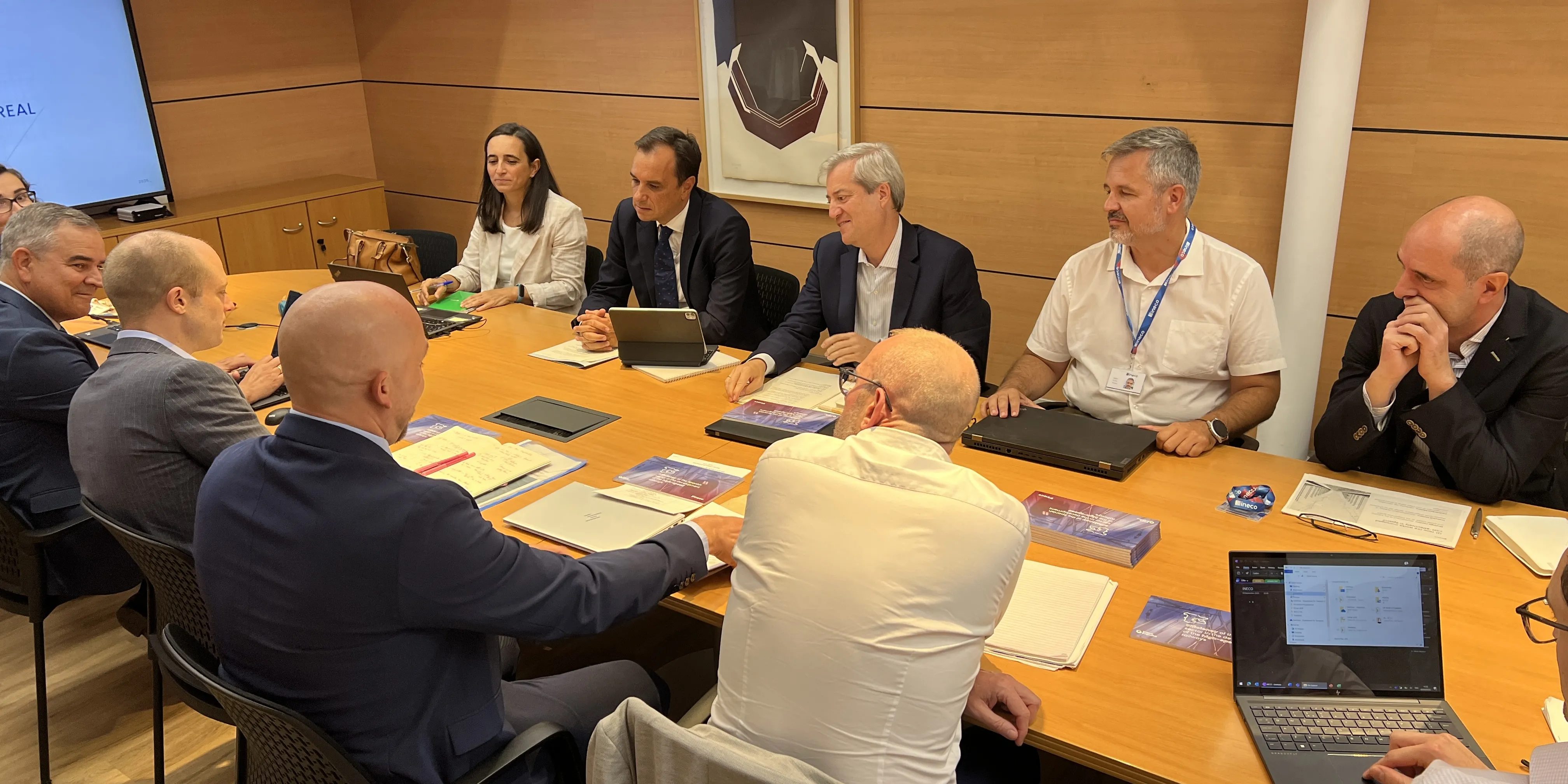 Un instante de la reunión