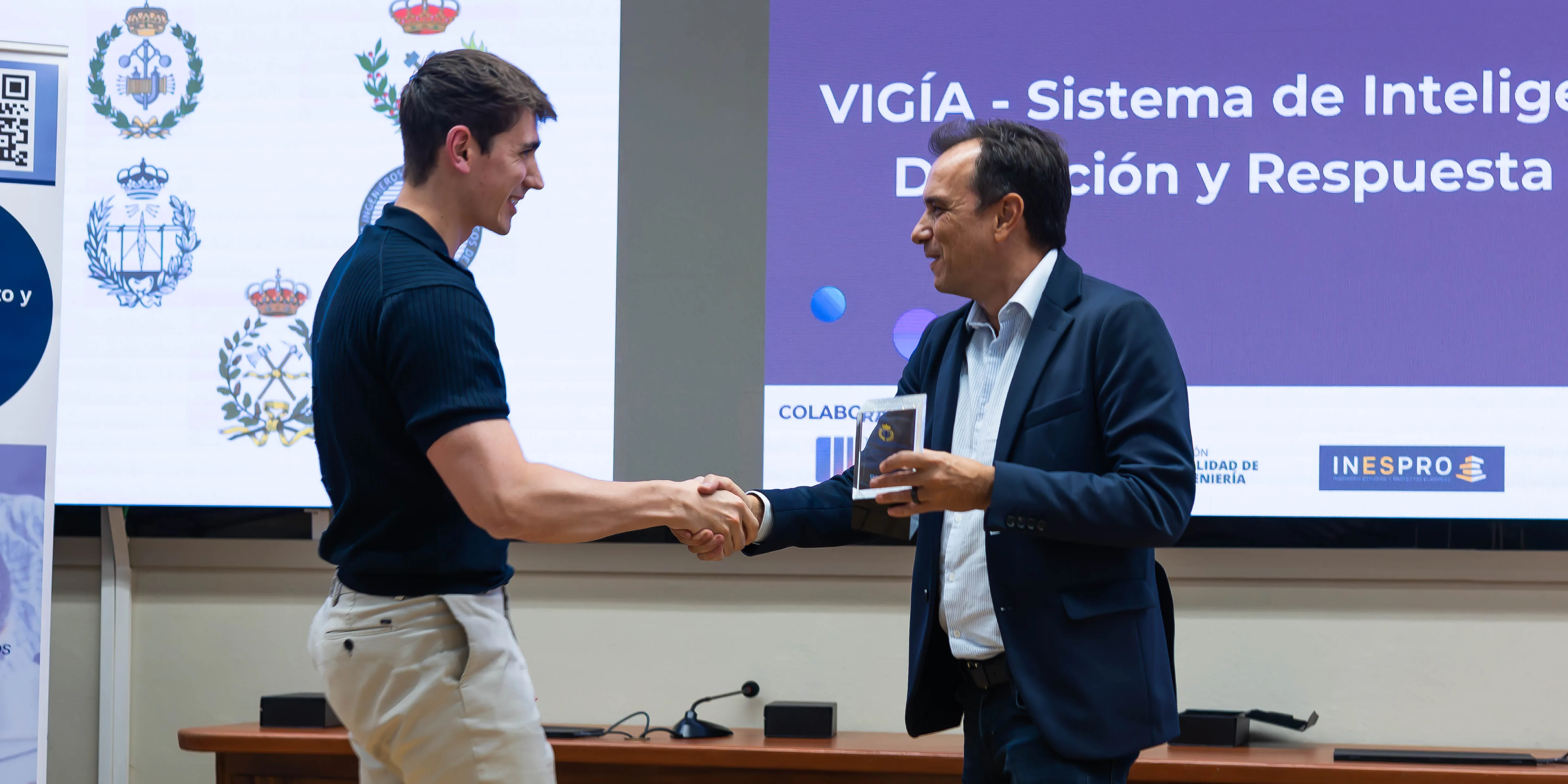 El presidente de Ineco ha entregado el premio a Jon Andoni Baranda