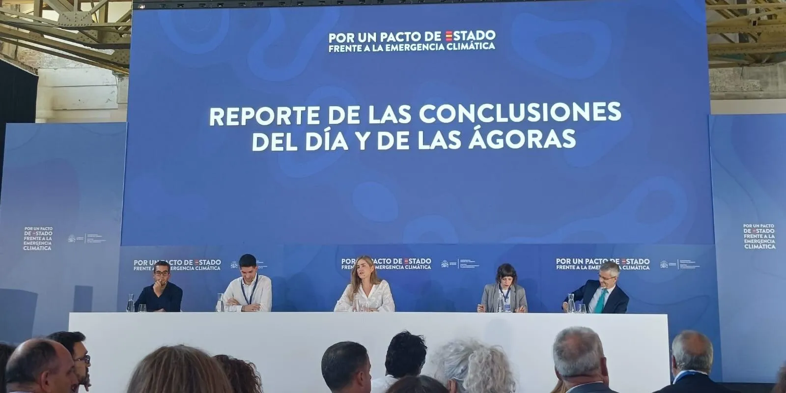 Imagen de presentación de las conclusiones de las mesas de trabajo