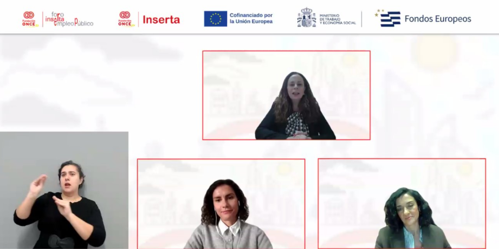 Un instante del webinar