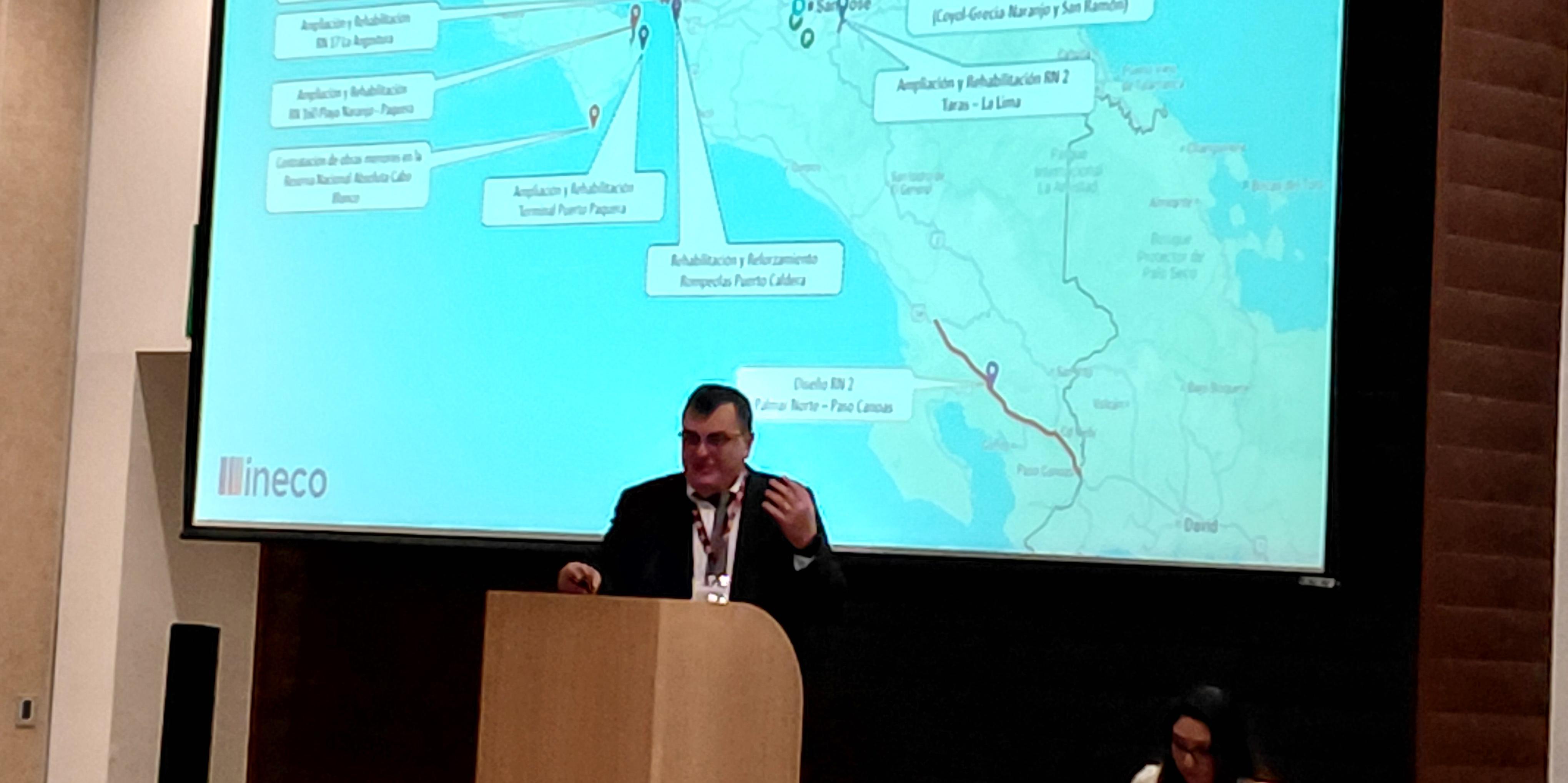 William Abarca, Coordinador de la Unidad Ejecutora de Proyectos (UEP) de Ineco en Costa Rica