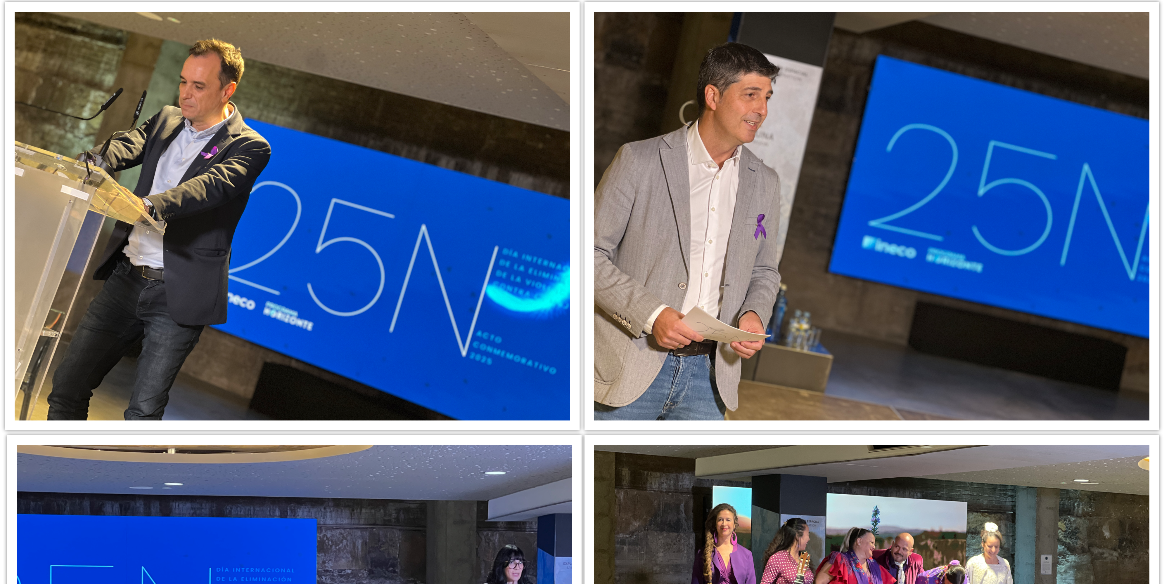 Ineco held a commemorative event in Seville, surrounded by the team in Andalusia, on the occasion of November 25, the International Day for the Elimination of Violence against Women