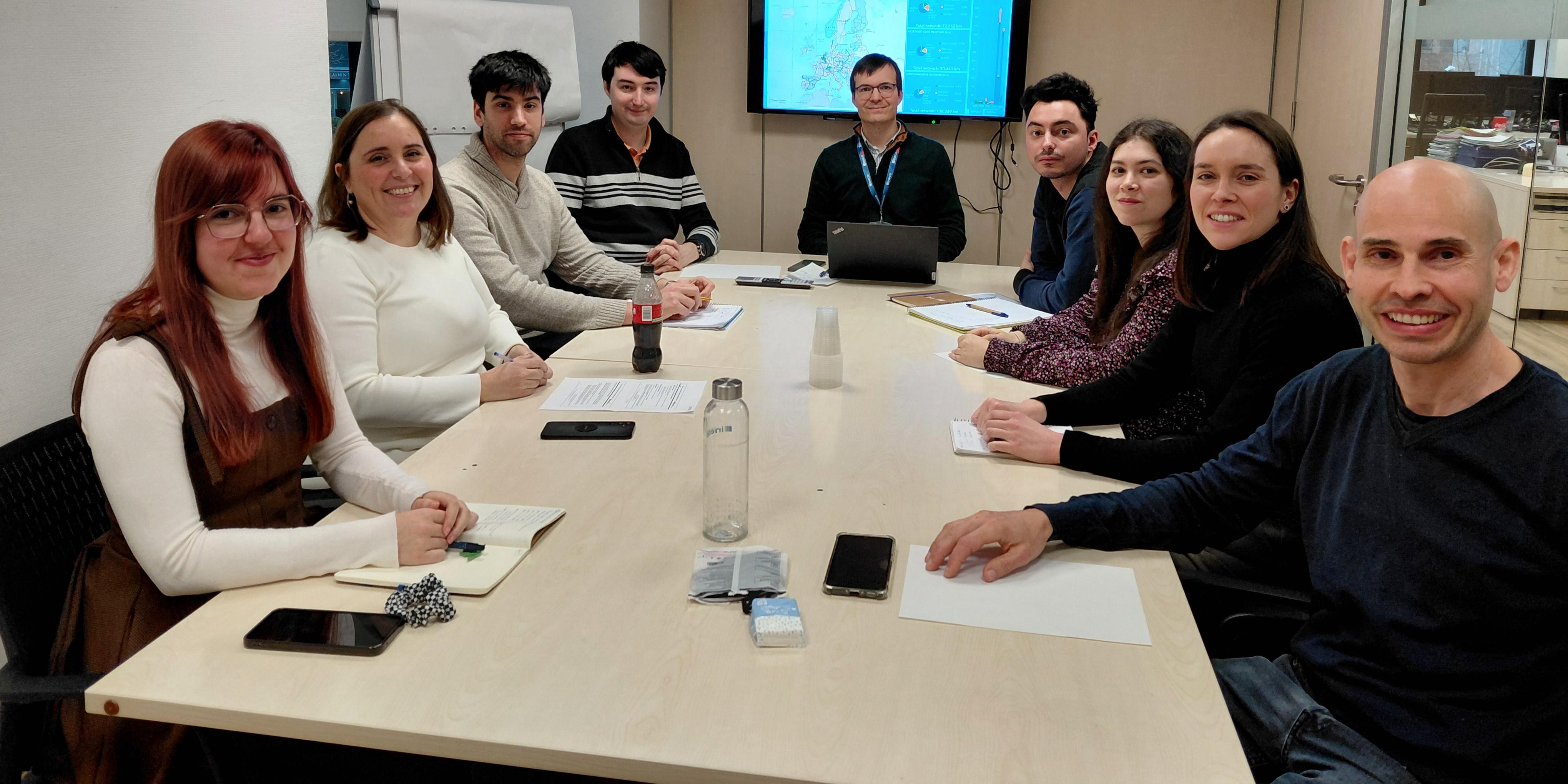 Equipo de Ineco que ha participado en estos trabajos