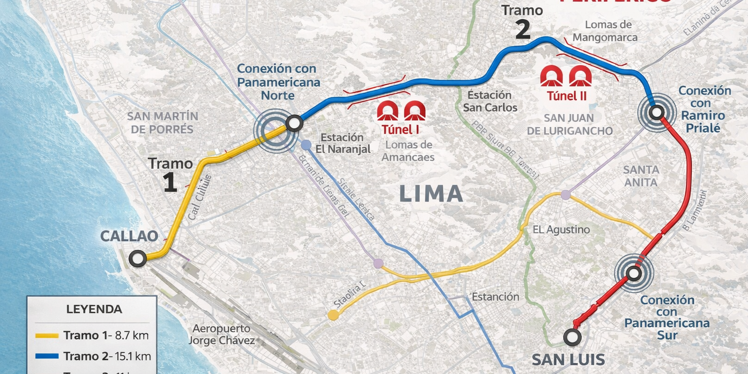 The Anillo Vial Periférico is an infrastructure project that will transform metropolitan mobility in Lima
