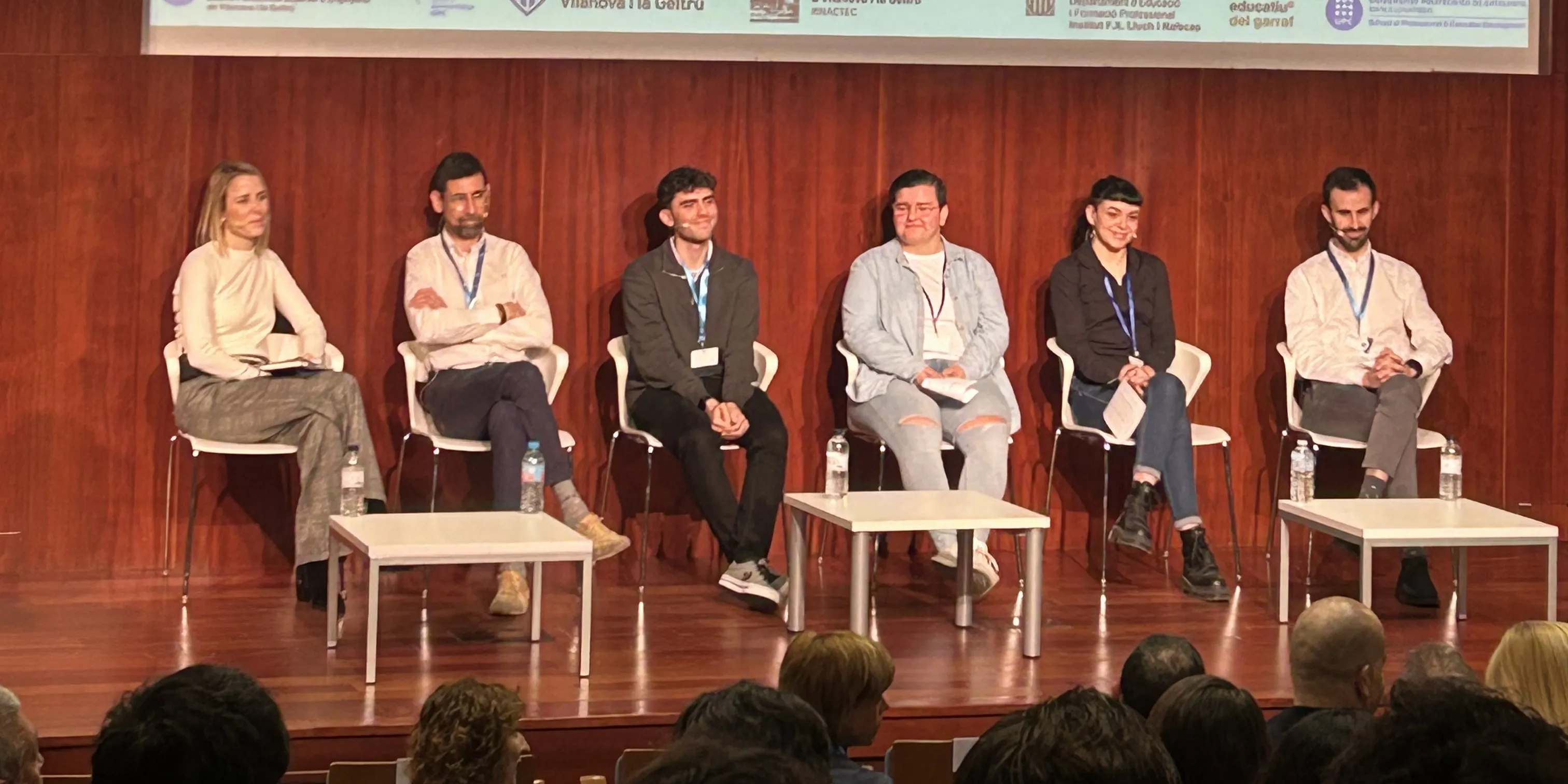 Representing the company were Anna Sánchez Álvarez, Territorial Manager for Catalonia and Manager of Conventional Network Maintenance; Luis Ubalde Claver, PMO and Construction Management Specialist; and Nerea Salinero Aguilar, Recruitment Specialist at Ineco