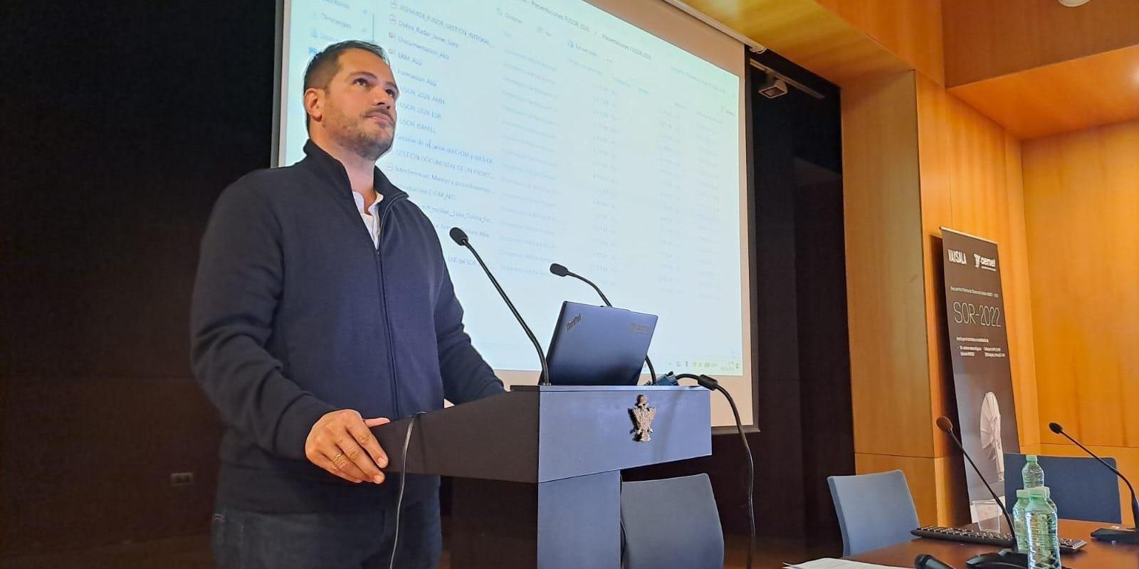 Ginés Navarro, PMO and Construction Manager, represented Ineco at the event