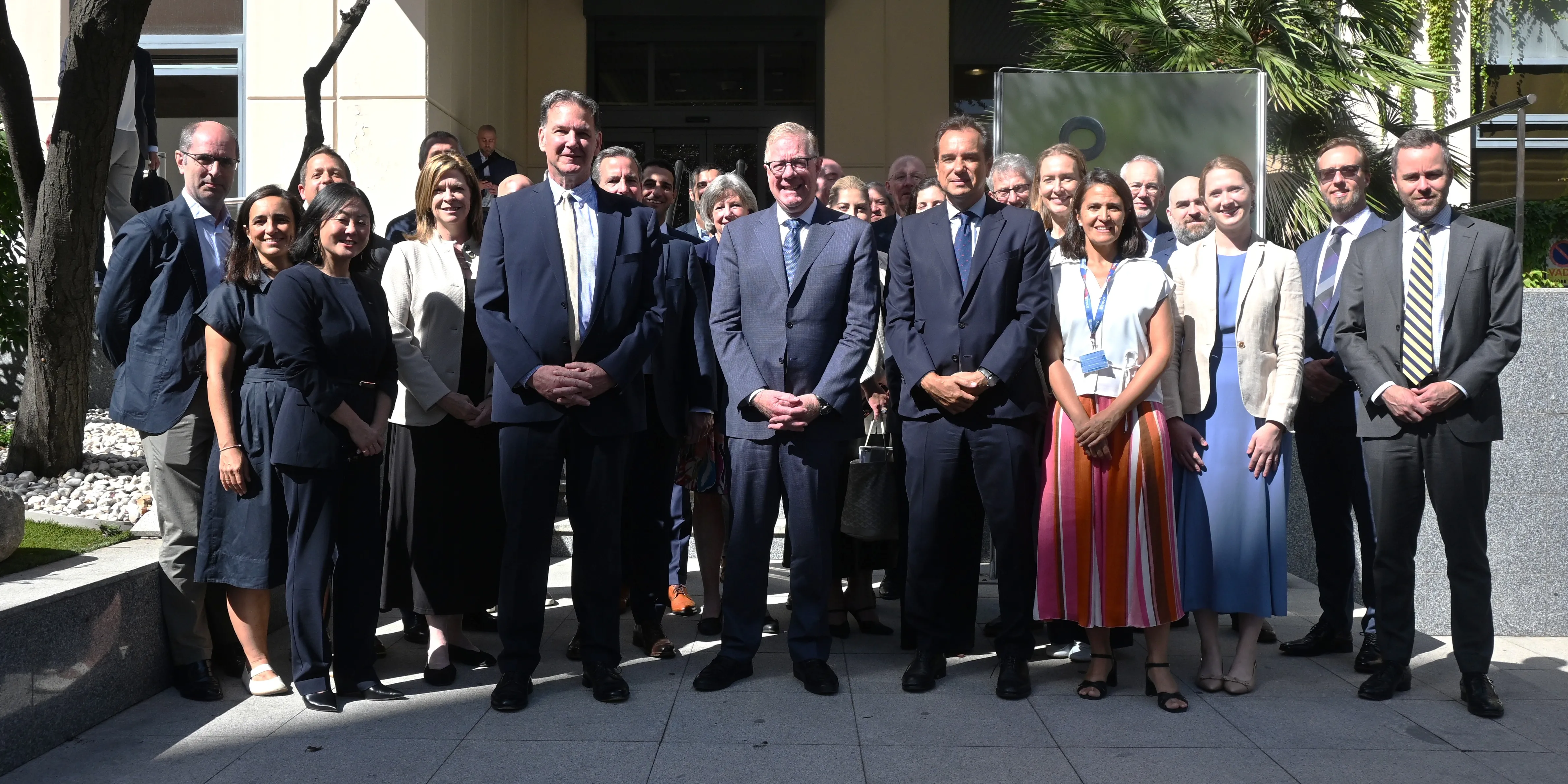A delegation from the U.S. Department of Transportation visited Ineco’s headquarters in Madrid to learn about the Spanish railway model from company representatives led by its President, Sergio Vázquez Torrón