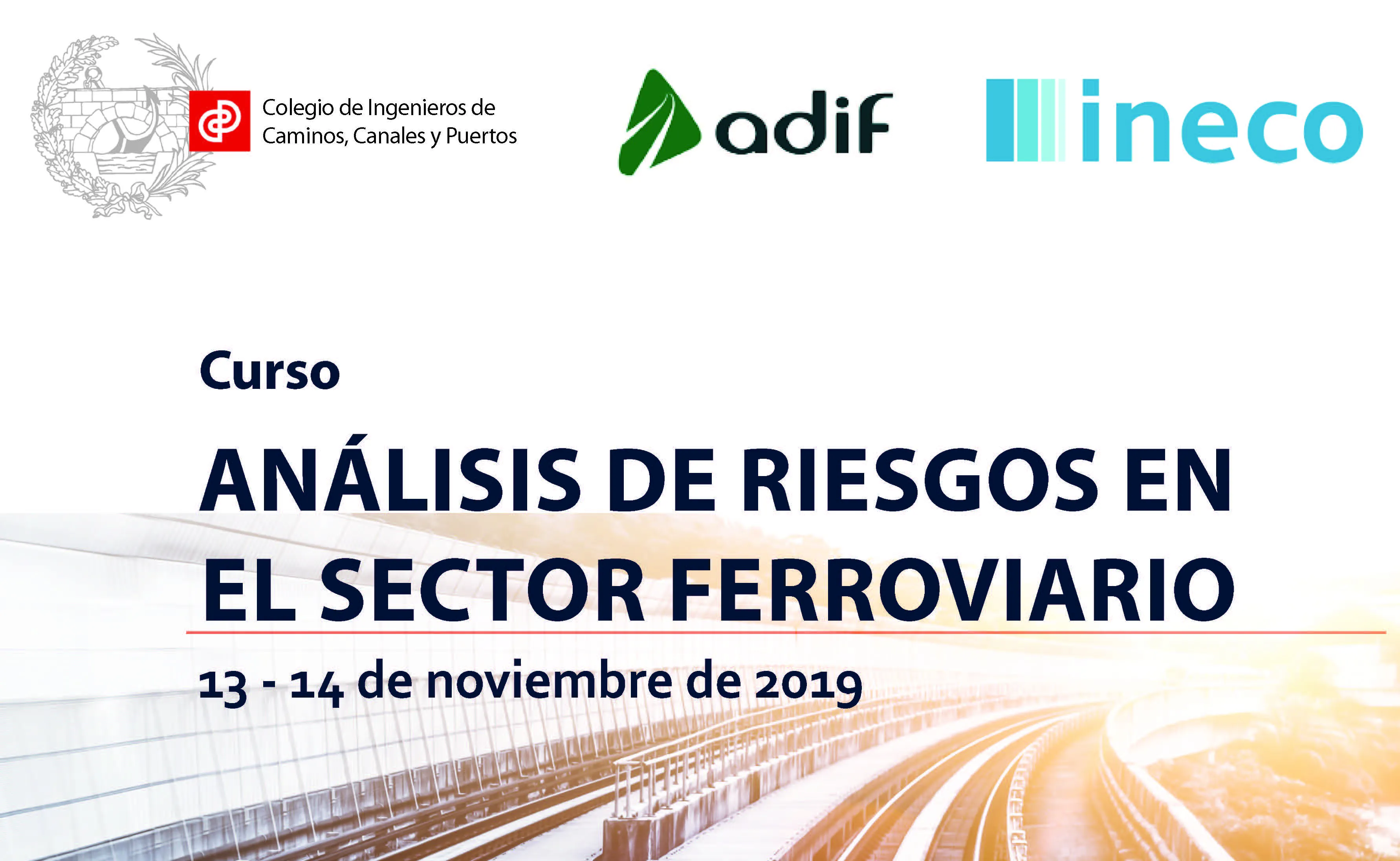Apúntate al Curso de Análisis de riesgos en el sector ferroviario